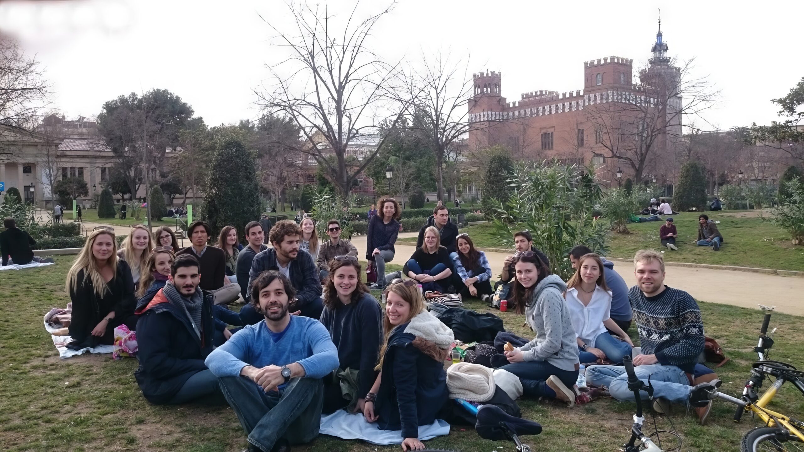 International picnic in Barcelona