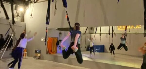 Bungee fitness in Barcelona gym