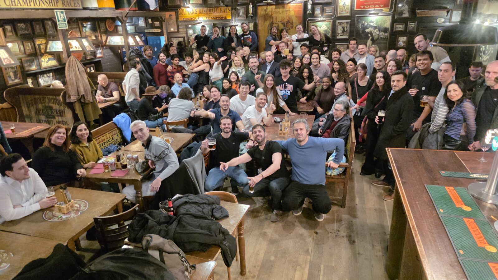 International meetup in Barcelona with 139 people at the New in Barcelona bimonthly social event February 2026