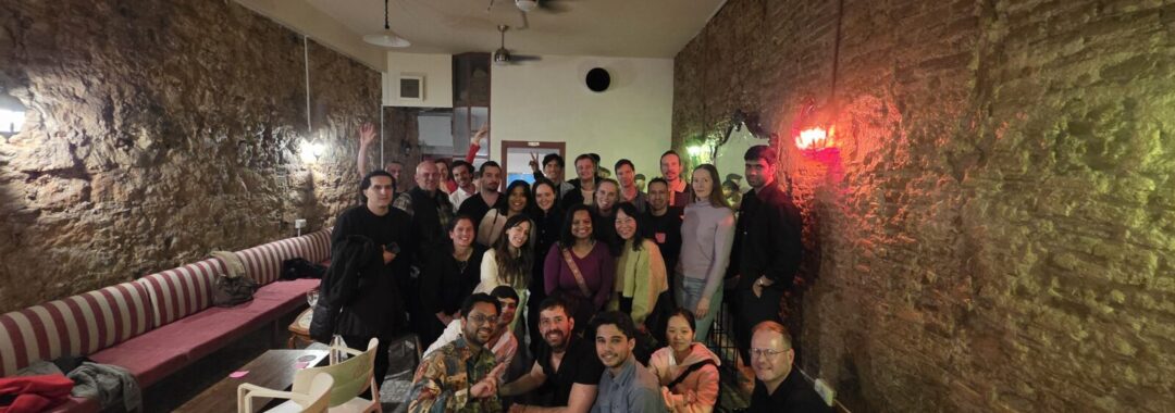 International Saturday meetup in Barcelona at Charcha restaurant with expats and locals meeting new people